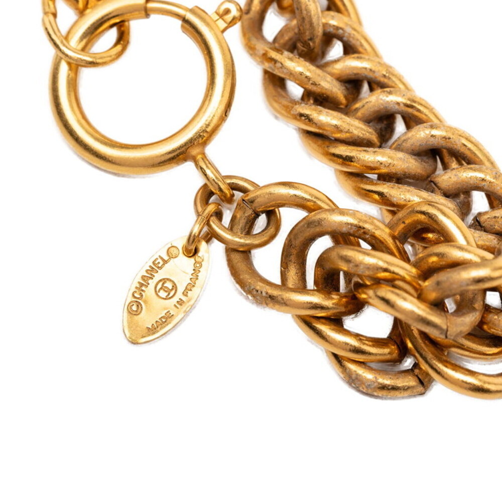 Chanel Matelass√© Vintage Necklace, Gold Plated, Women's CHANEL - Picture 6 of 6